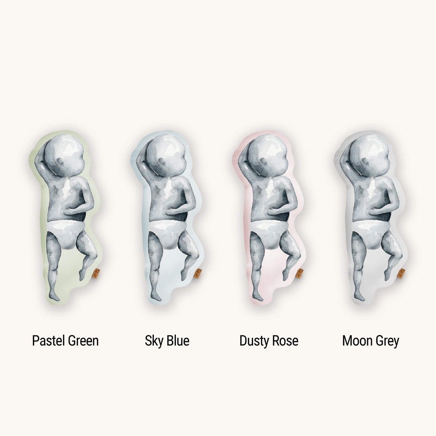 Babykissen Watercolor Three