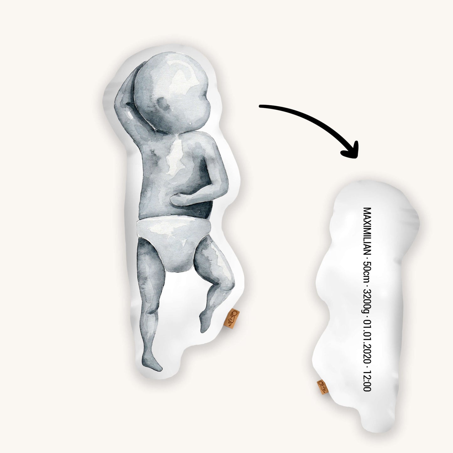 Babykissen Watercolor Three